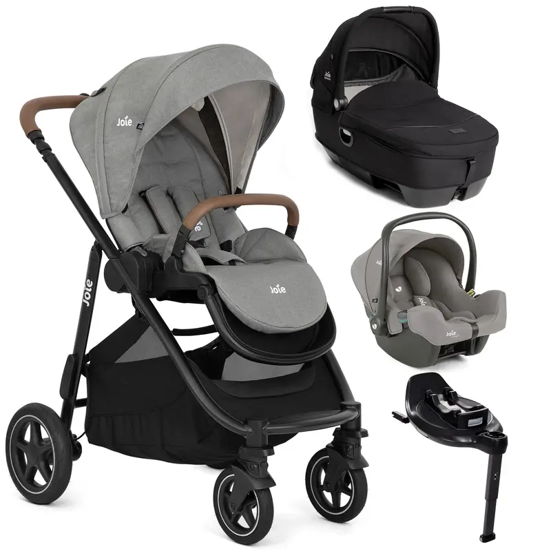 Joie Versatrax Travel Bundle In Pebble 1