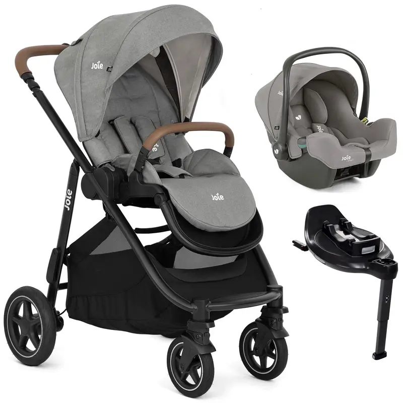 Joie Versatrax Travel System In Pebble 1