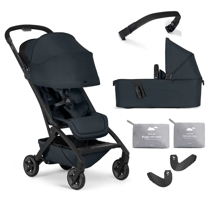 Joolz Aer2 Complete Pram Bundle In Dark Navy Blue 1