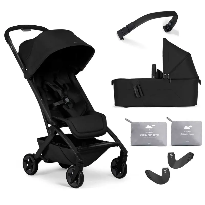 Joolz Aer2 Complete Pram Bundle In Space Black 1