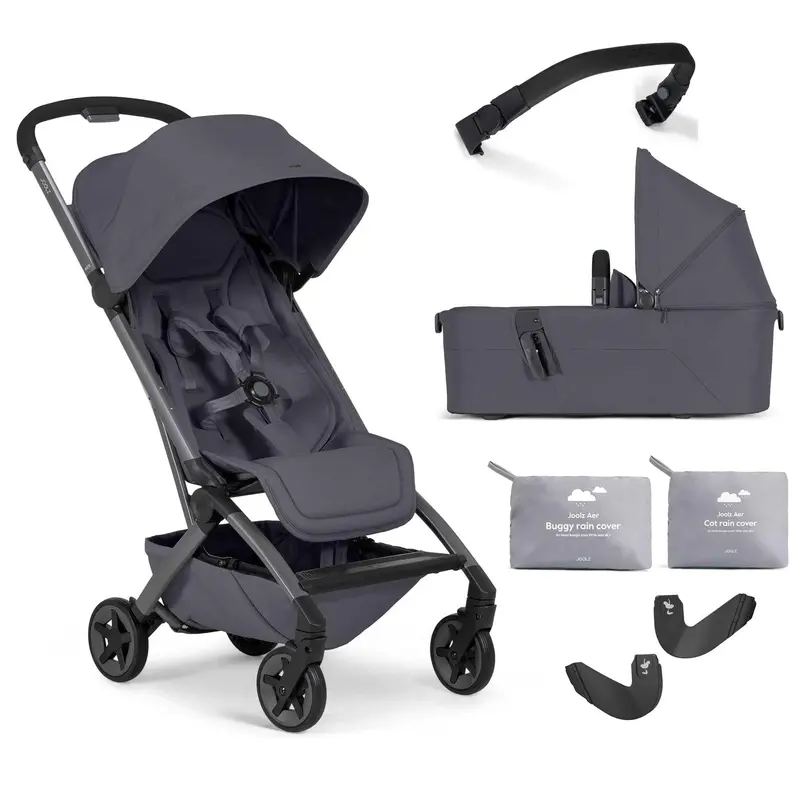 Joolz Aer2 Complete Pram Bundle In Stone Grey 1