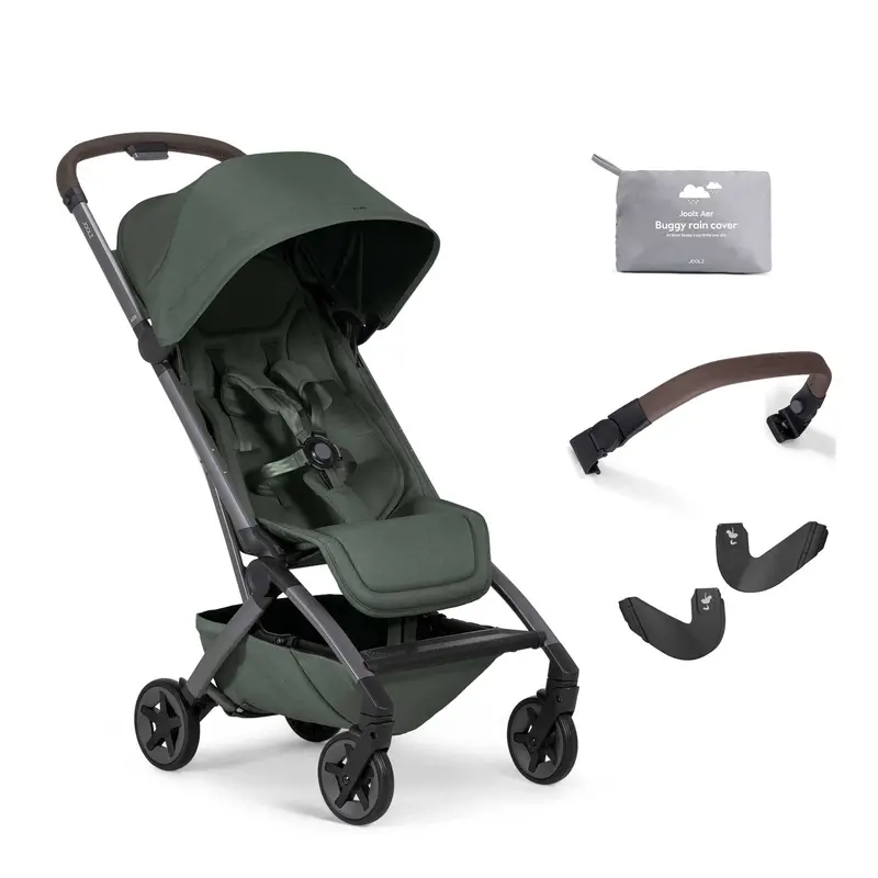 Joolz Aer2 Complete Pushchair Bundle In Forest Green 1
