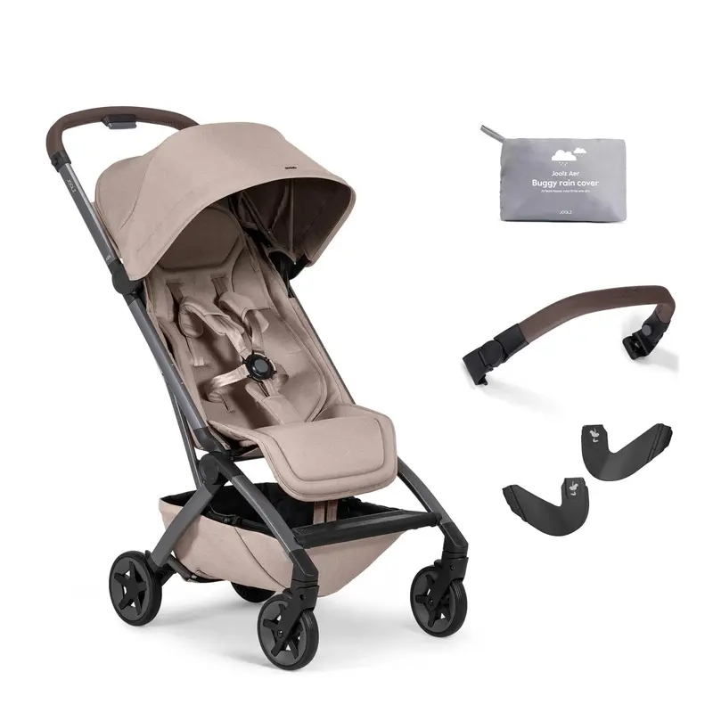 Joolz Aer2 Complete Pushchair Bundle In Sandy Taupe 1