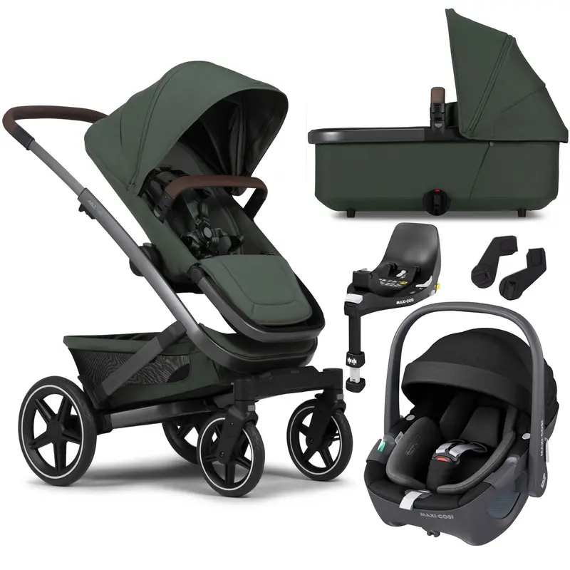 Joolz Geo3 Complete Maxi Cosi Travel System In Forest Green 1