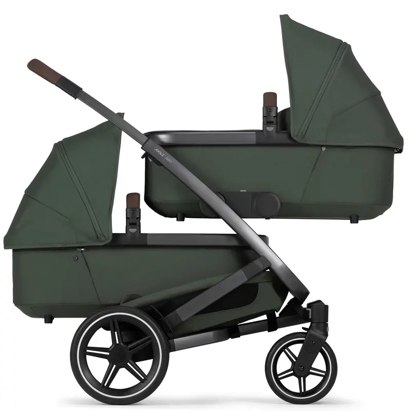 Joolz Geo3 Complete Twin Stroller In Forest Green 2