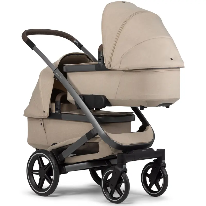Joolz Geo3 Complete Twin Stroller In Sandy Taupe 1