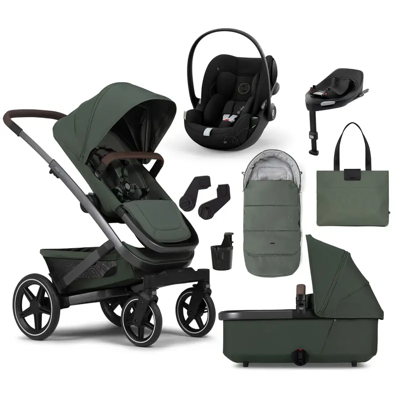 Joolz Geo3 Mono Ultimate Cybex Bundle In Forest Green 1
