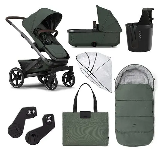 Joolz Geo3 Mono Ultimate In Forest Green 1