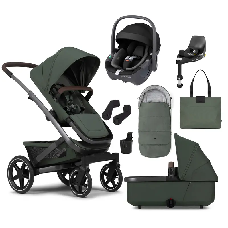 Joolz Geo3 Mono Ultimate Maxi-Cosi Bundle In Forest Green 1