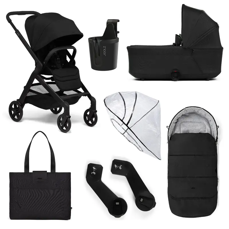 Joolz Hub2 6 Piece Pram Bundle - Space Black 1