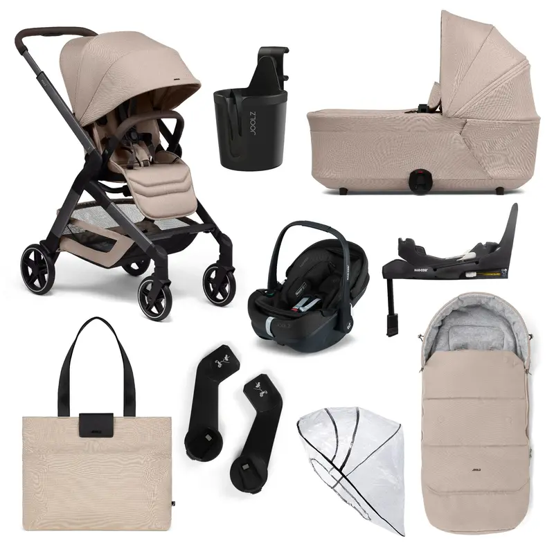 Joolz Hub2 8 Piece Maxi-Cosi Pram Bundle - Sandy Taupe 3