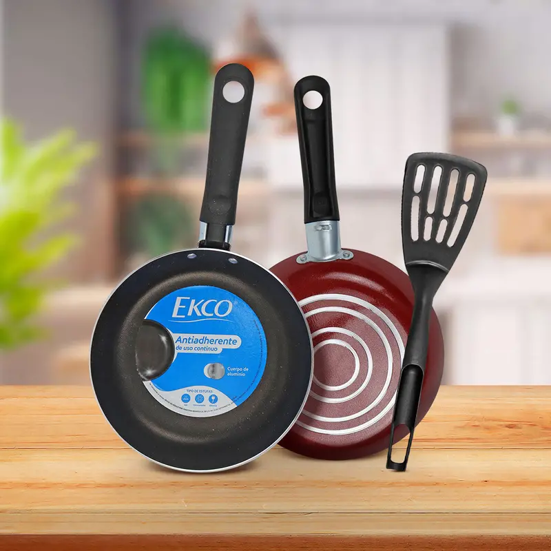 Juego De 2 Sartenes + Utensilio, Vasconia 1