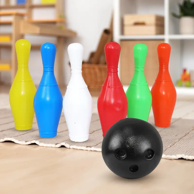 Juego De Bolos De Plástico, 7 Pzas 1