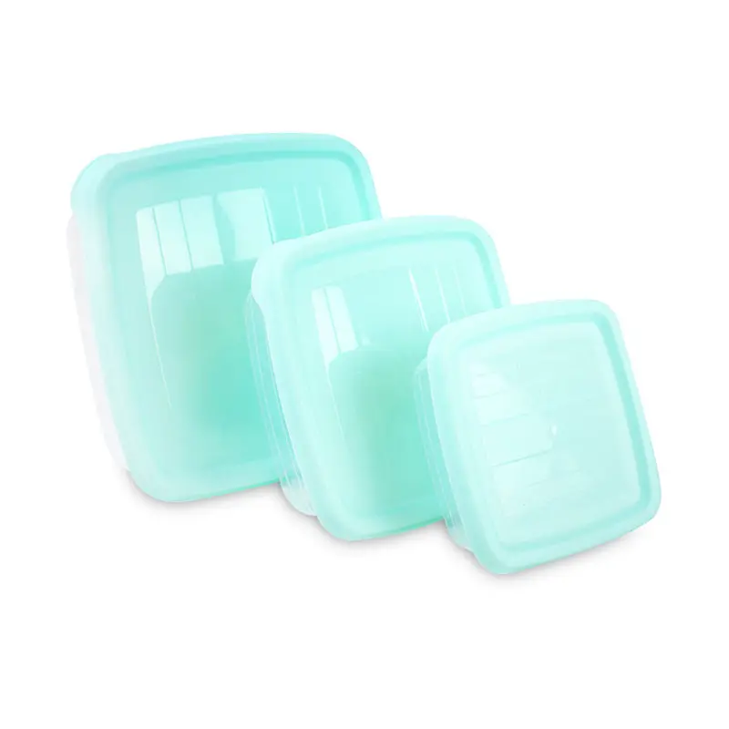 Juego De Contenedores Herméticos Para Alimentos Nirmal 3Pzas Color Pastel 1