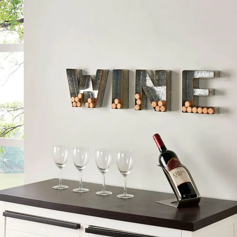 Juego De Letras Decorativas "Wine", Danya B 1
