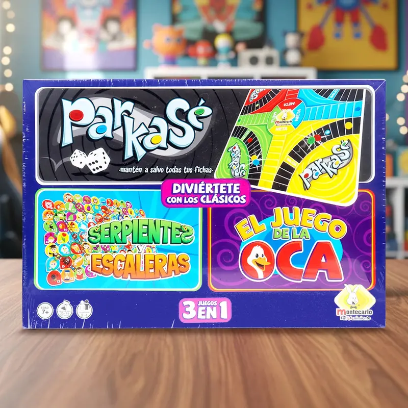 Juego De Mesa Clásicos 3 En 1 1