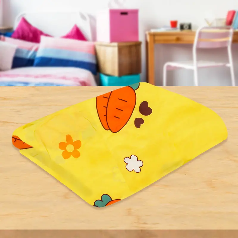 Juego De Sábanas Individual Con Diseño De Zanahoria 2