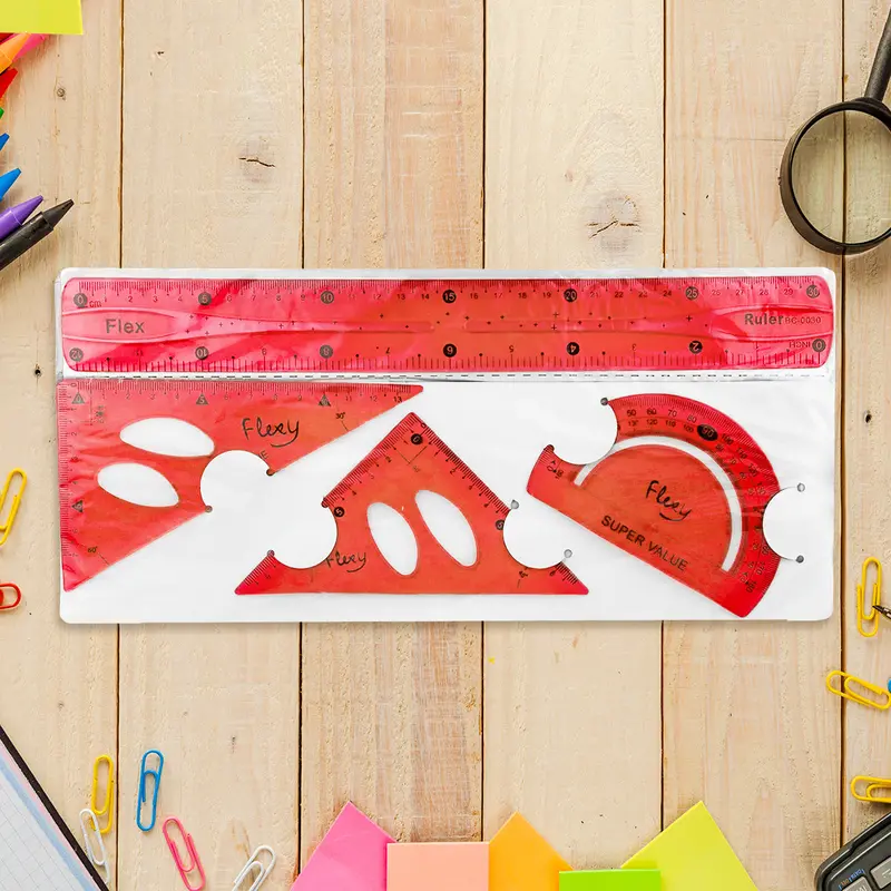 Juego Geométrico Flexible Color Rojo 1