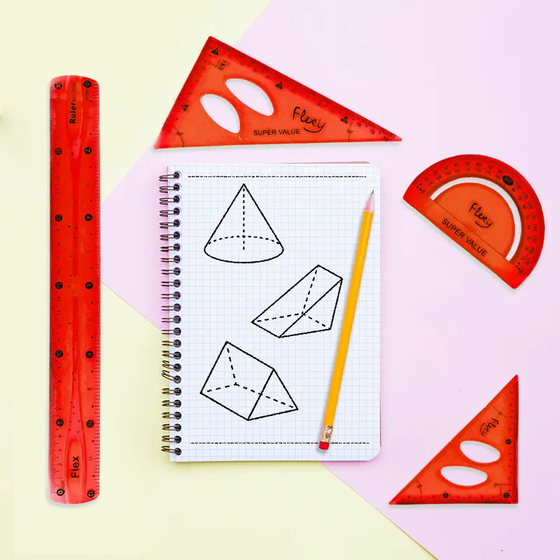 Juego Geométrico Flexible Color Rojo 2