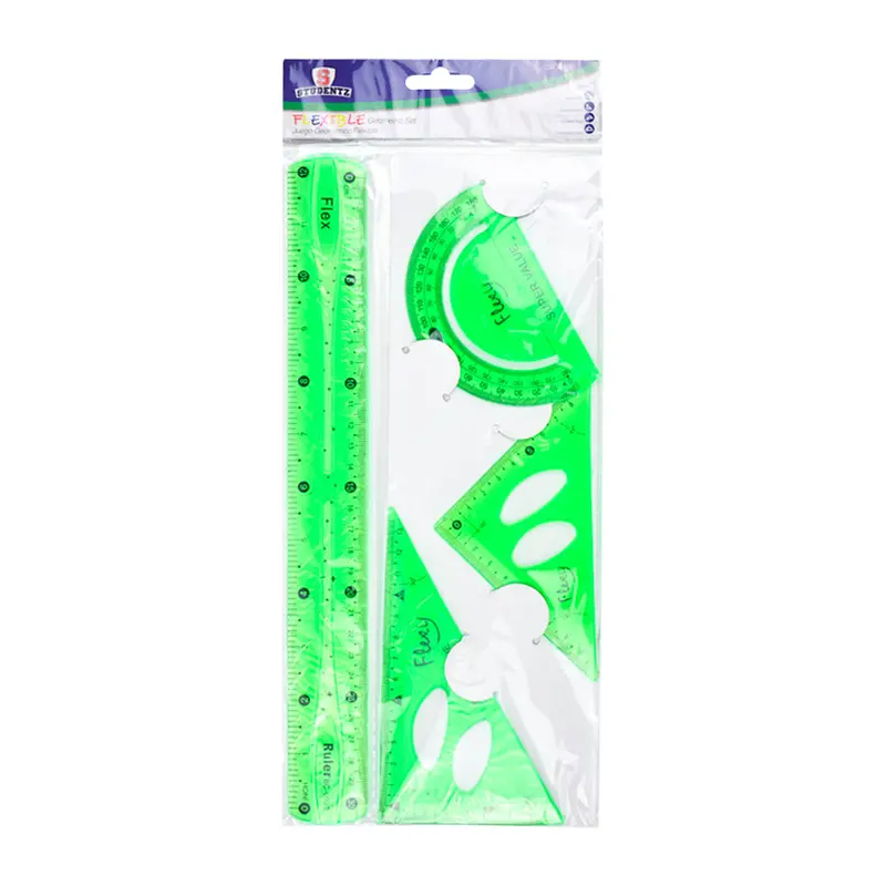 Juego Geométrico Flexible Studentz Color Verde 1
