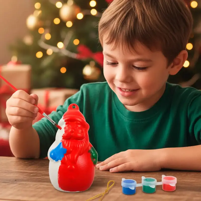 Juego Navideño De Pintura, Santa Claus 1
