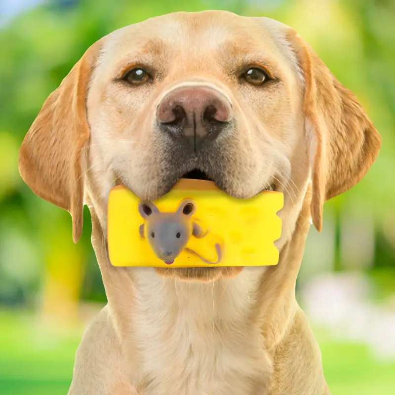 Juguete Con Diseã±O De Queso Para Mascota 1