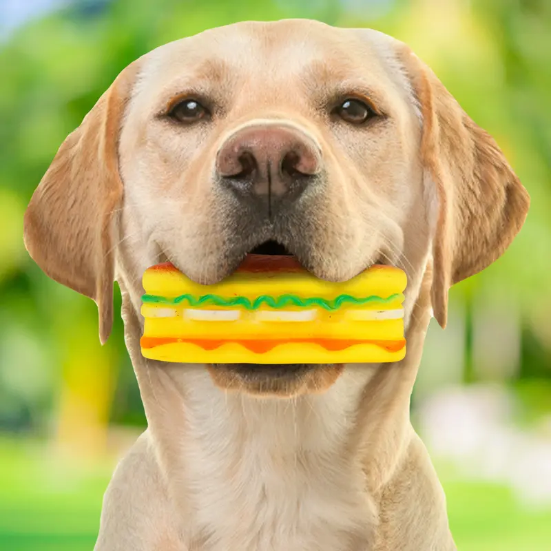 Juguete Con Diseño De Sandwich Para Mascota 1