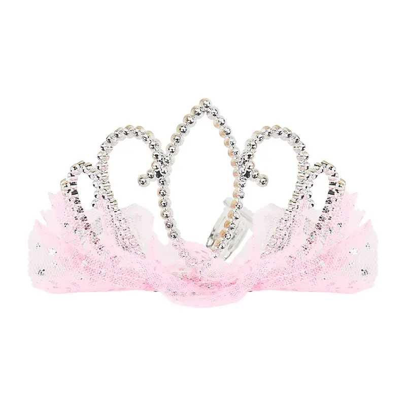 Juguete Corona De Princesa Con Detalles De Encaje Color Rosa 2