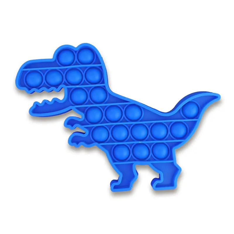 Juguete De Dinosaurio Color Azul Para Aliviar El Estrés 2