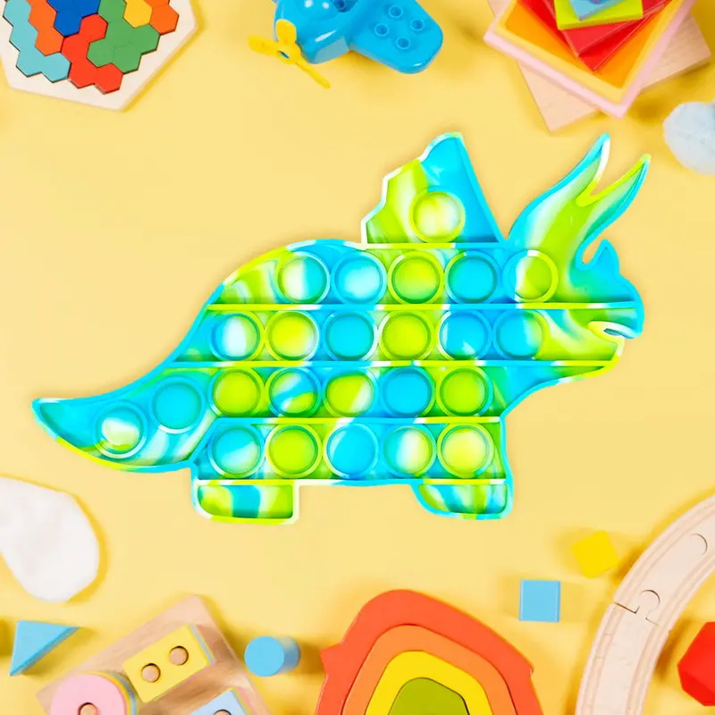 Juguete De Dinosaurio Pop It Para Aliviar El Estrés 1