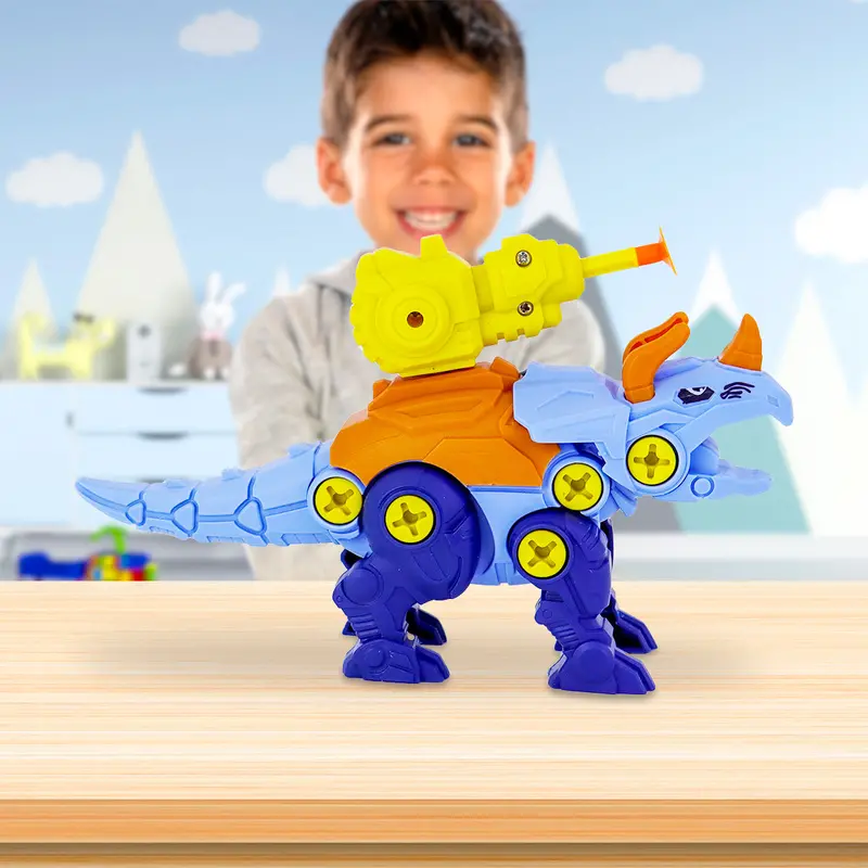 Juguete De Dinosaurio Triceratops Para Niños 2
