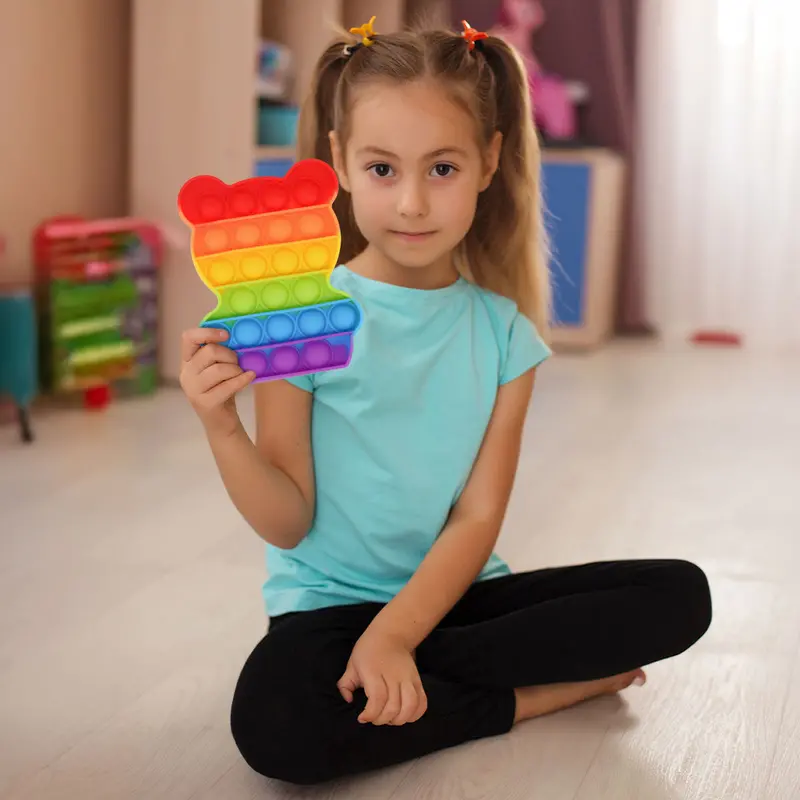 Juguete De Oso Pop It Para Aliviar El Estrés 1