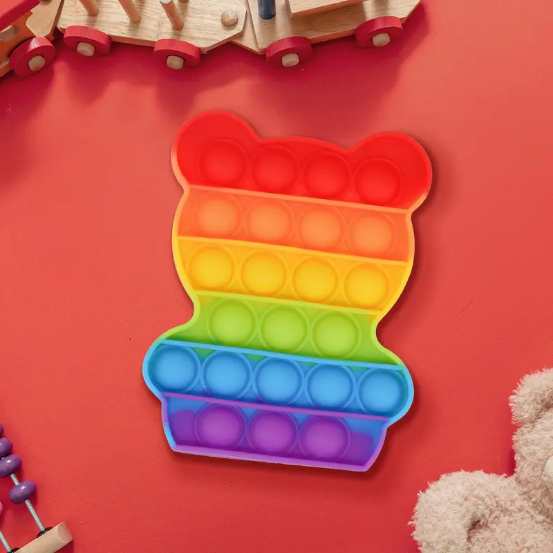 Juguete De Oso Pop It Para Aliviar El Estrés 2
