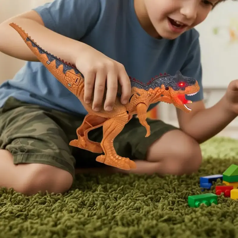 Juguete Dinosaurio Con Luz Y Sonido 1