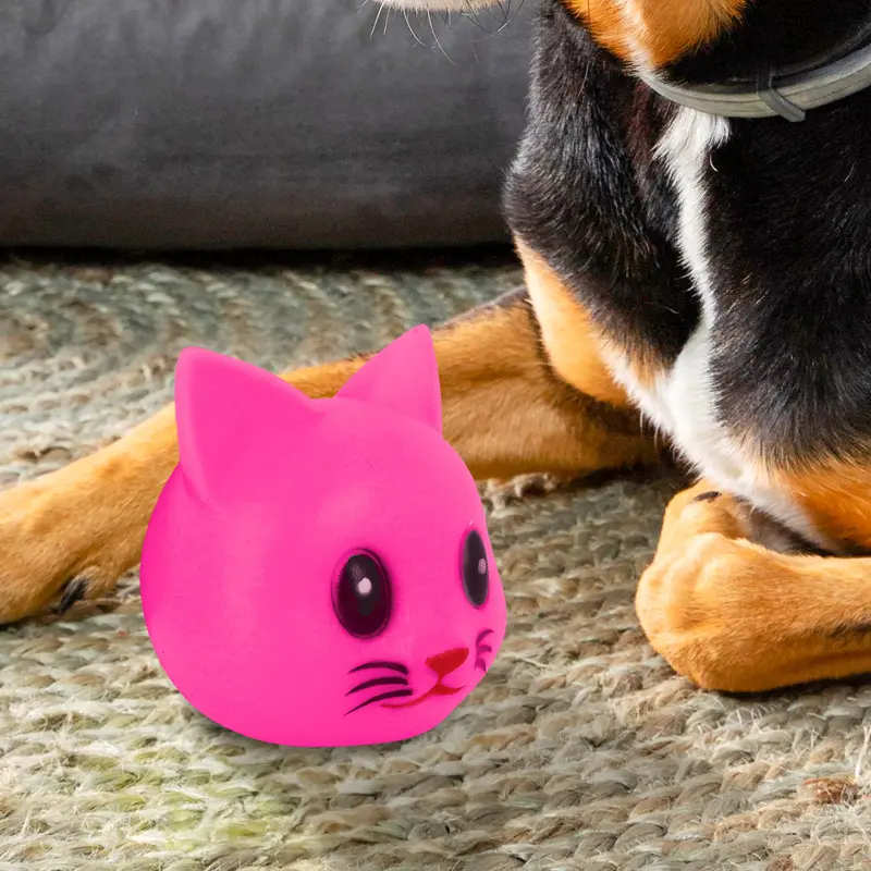 Juguete En Forma De Gatito Color Rosa Para Mascota 2