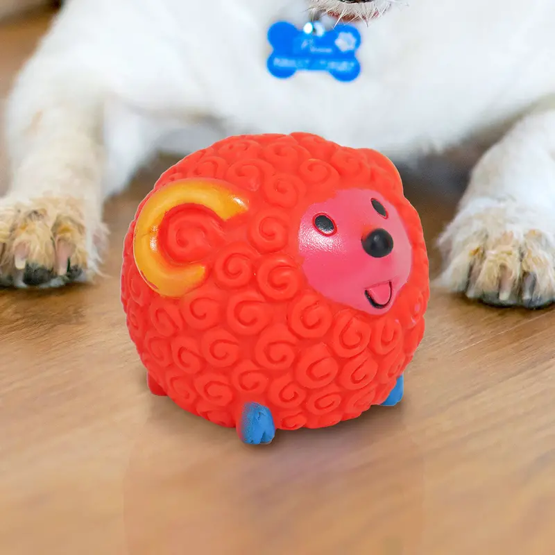 Juguete Para Mascota En Forma De Borreguito, Color Rojo 1