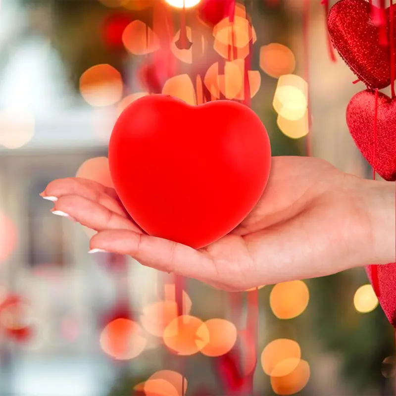 Juguete Squishy De Corazón Rojo 1