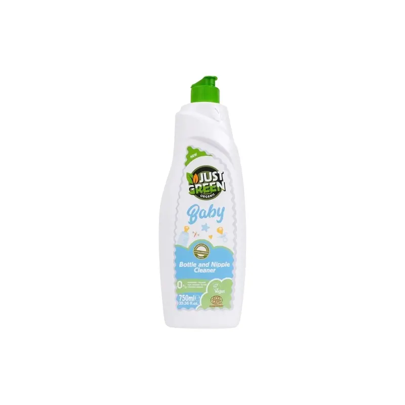 Just Green Organic Baby Bottle & Nipple Cleaner 750Ml 1