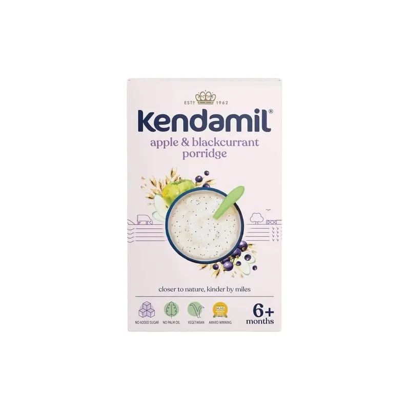 Kendamil Apple & Blackcurrant Porridge 6+ Months 150G 1