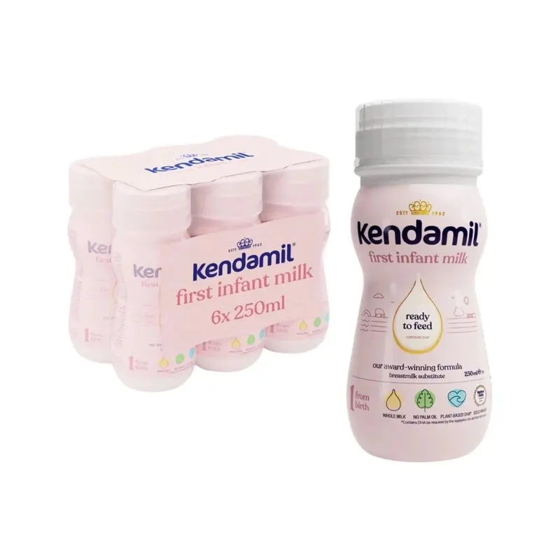 Kendamil Ready To Feed Stage 1 First Infant Milk From Birth 1500Ml (6X250ml) 1