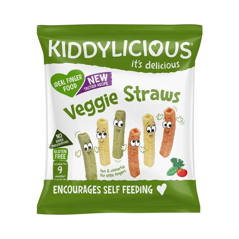 Kiddylicious Veggie Straws Multi 9+ Months 48G (4X12g) 2