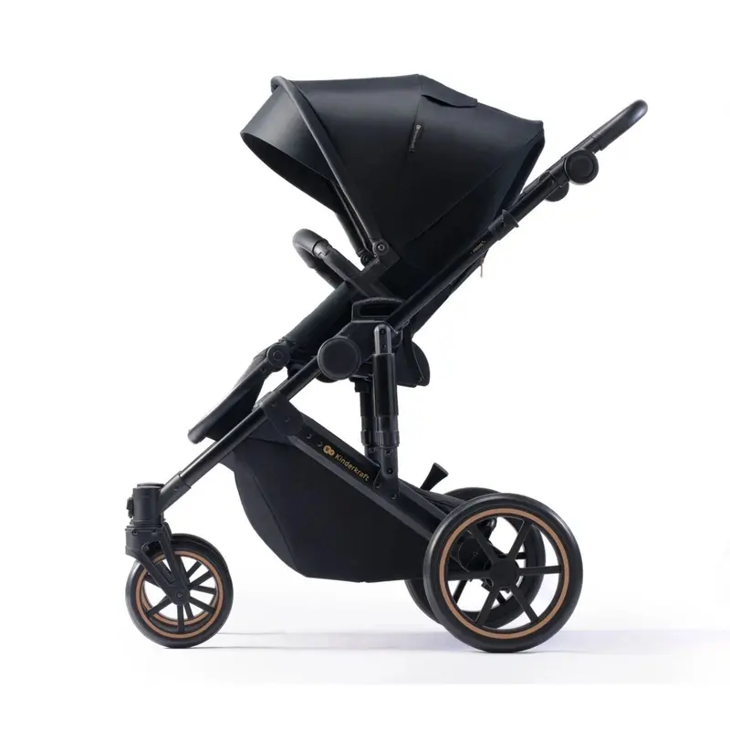Kinderkraft 3-In-1 Mink Pro Prime 2 Travel System With Car Seat - Venezian Black 2