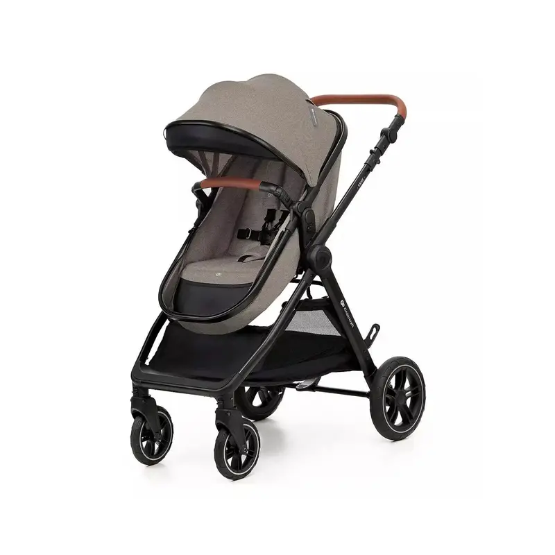 Kinderkraft Esme 3-In-1 Travel System With Mink Pro Car Seat - Sand Beige 2
