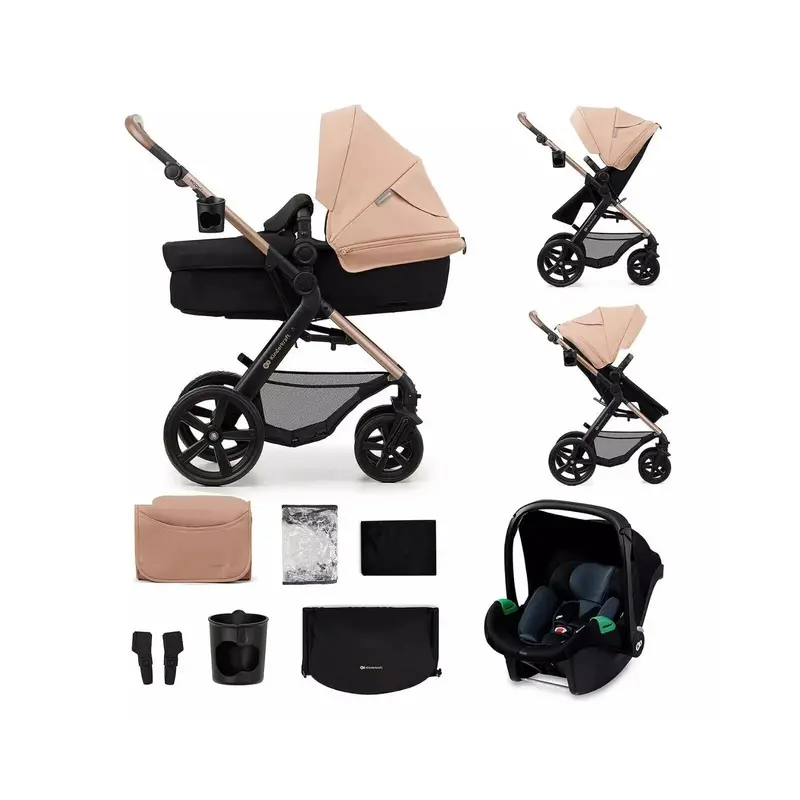 Kinderkraft Moov 2 3-In-1 Travel System - Beige 1