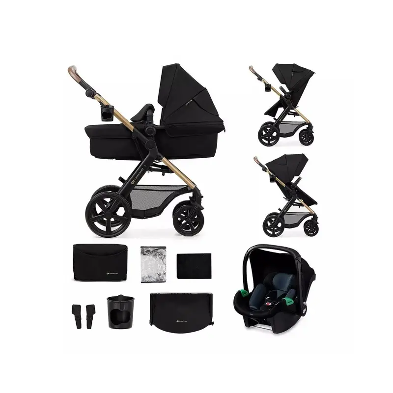 Kinderkraft Moov 2 3-In-1 Travel System - Black 1