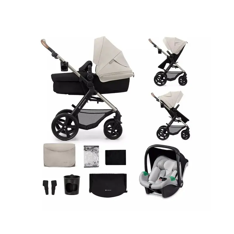 Kinderkraft Moov 2 3-In-1 Travel System - Grey 1