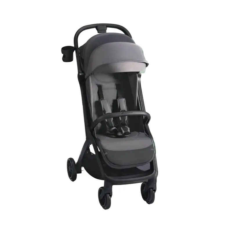 Kinderkraft Nubi 2 Auto-Folding Pushchair - Cloudy Grey 1