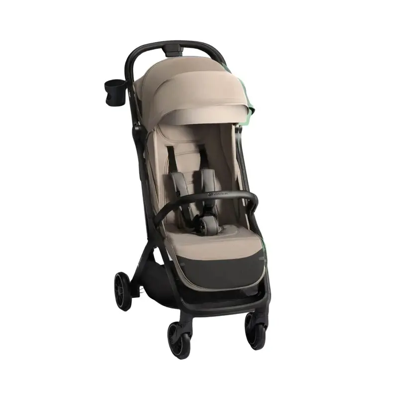 Kinderkraft Nubi 2 Auto-Folding Pushchair - Sand Beige 1