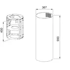 Kit Chimney Extension Cylindra I Wh990 1