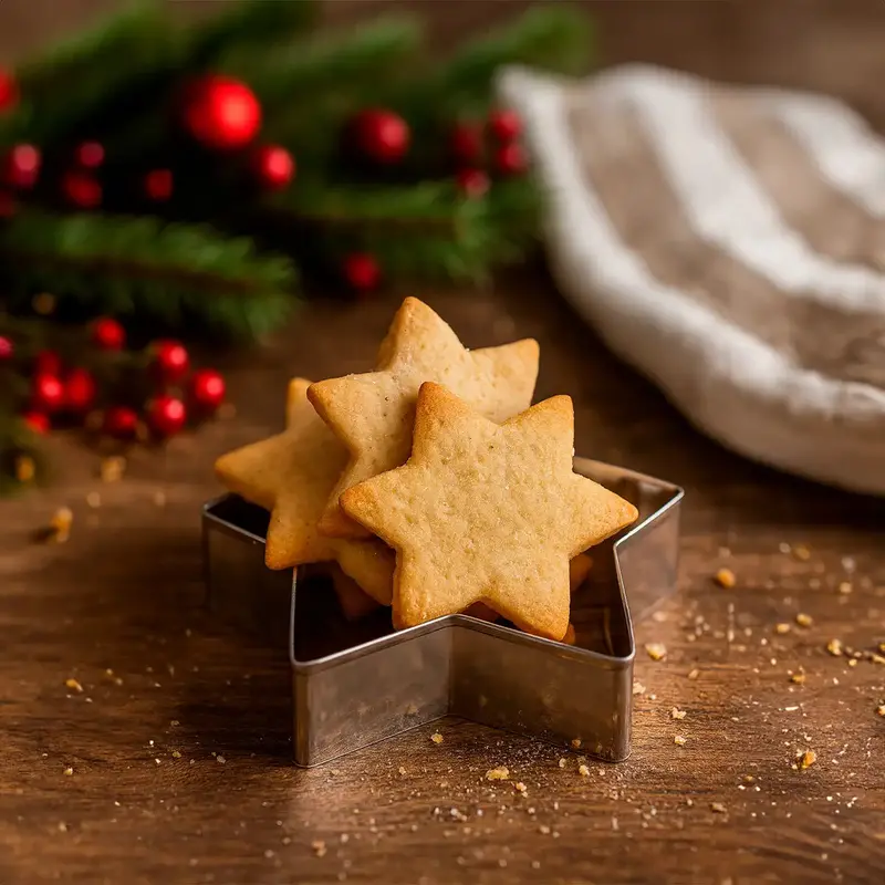 Kit De 3 Cortadores De Metal Para Galletas En Forma De Estrella 1